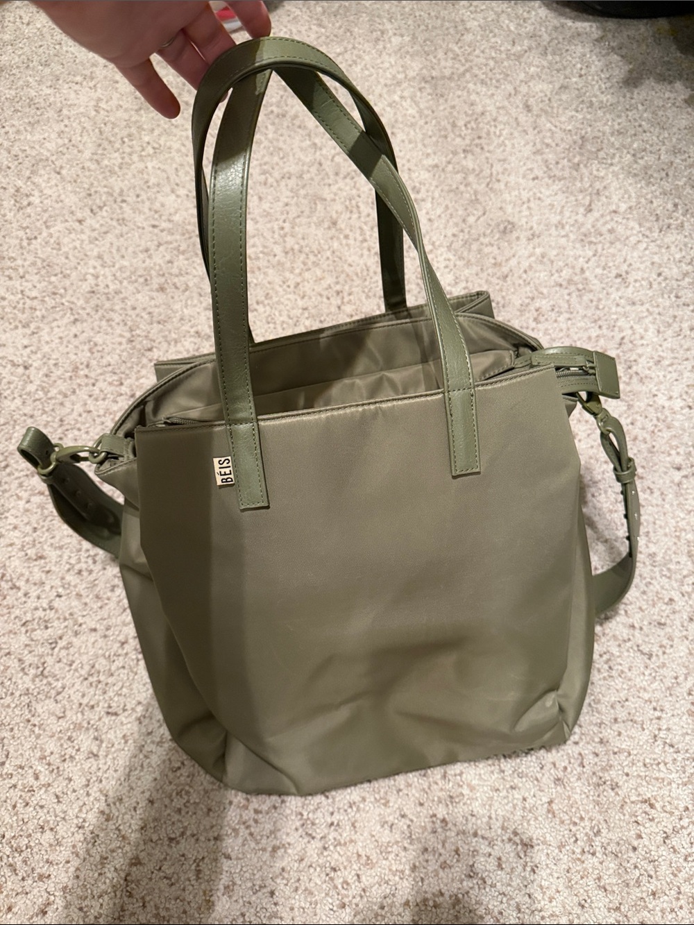 EUC BEIS Olive Commuter Tote